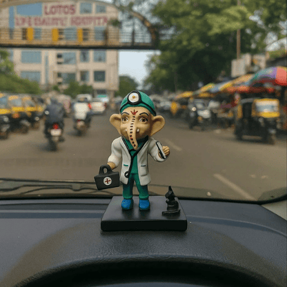 Doctor Ganesha Idol ( 18 CM )