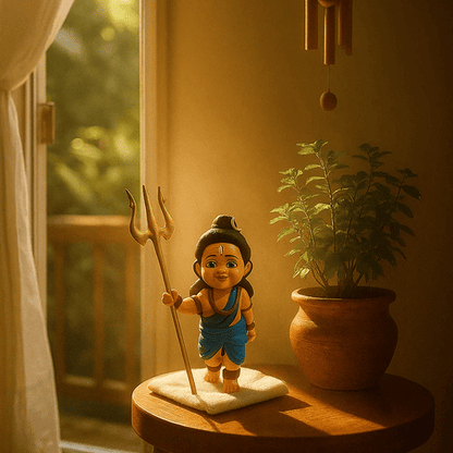 Baal Shiv Ji Idol Status Murti for Home Temple Office Desk, Car Dashboard and Gifting Purpose