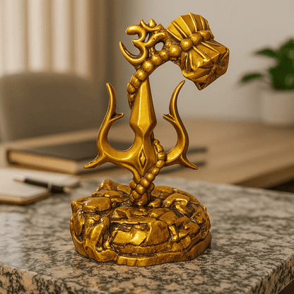 Lord Shiva Trishul With Damru