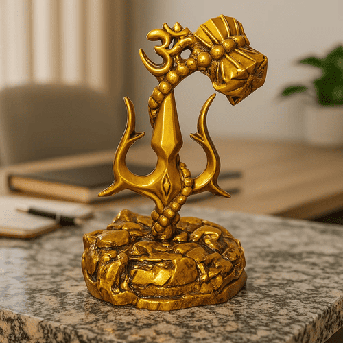 Lord Shiva Trishul With Damru