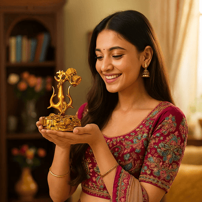 Lord Shiva Trishul With Damru
